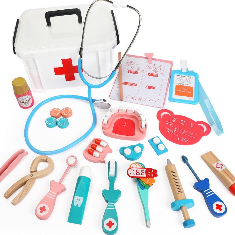 Educational Dollhouse and Hospital Playset for Toddlers and Kindergarten
