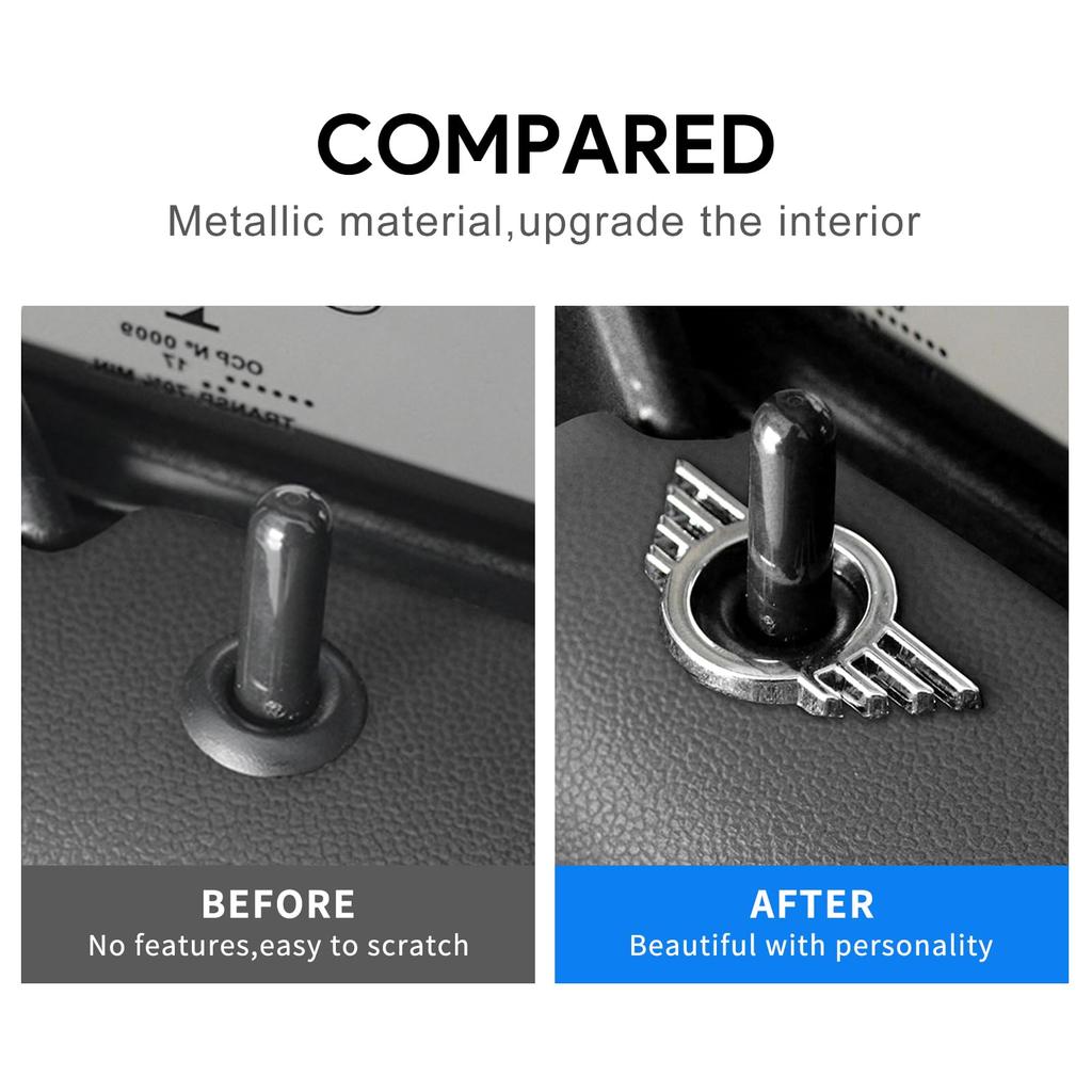 FDAIUN For BMW MINI Universal Car Door Lock Pin Decoration