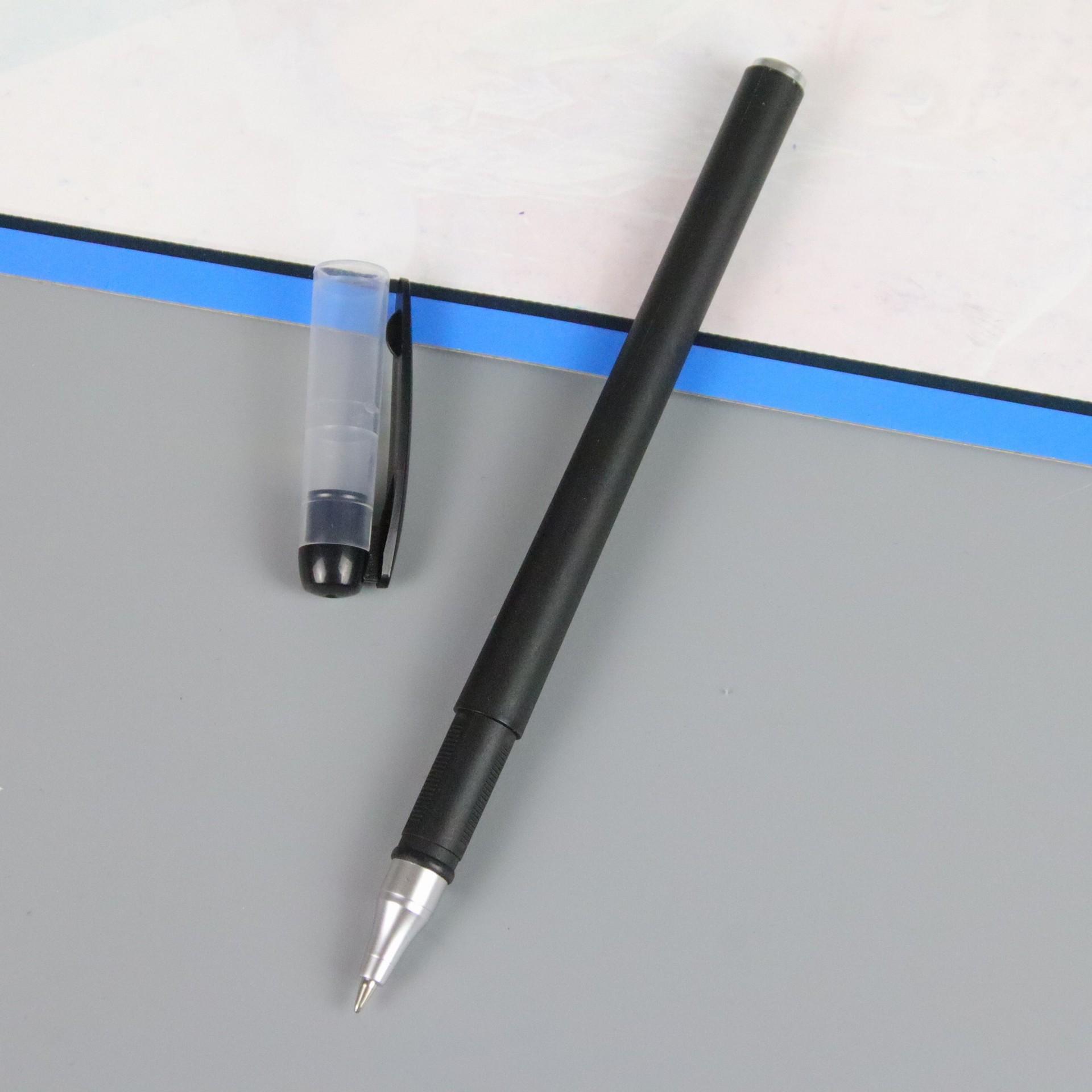 

GP-380 Нейтральная ручка, черная матовая офисная ручка для подписи, обучающие канцелярские принадлежности, ручка на водной основе, шариковая ручка для экзамена needle tip