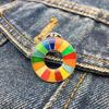 LIVE SDG-Anstecker - Europäischer Anstecker mit den Zielen für nachhaltige Entwicklung für Damen Herren