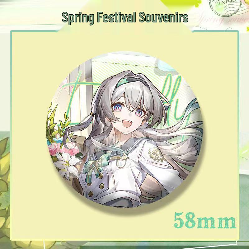 BH Весенний Огненный Источник Набор Акриловых Значков и Подвесок Spring Souvenir Series