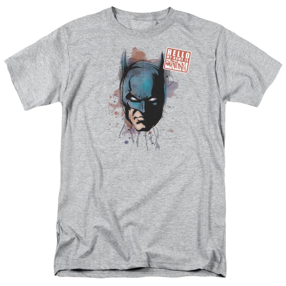 Batman Hello DC Comics Licensed Adult T-Shirt XL