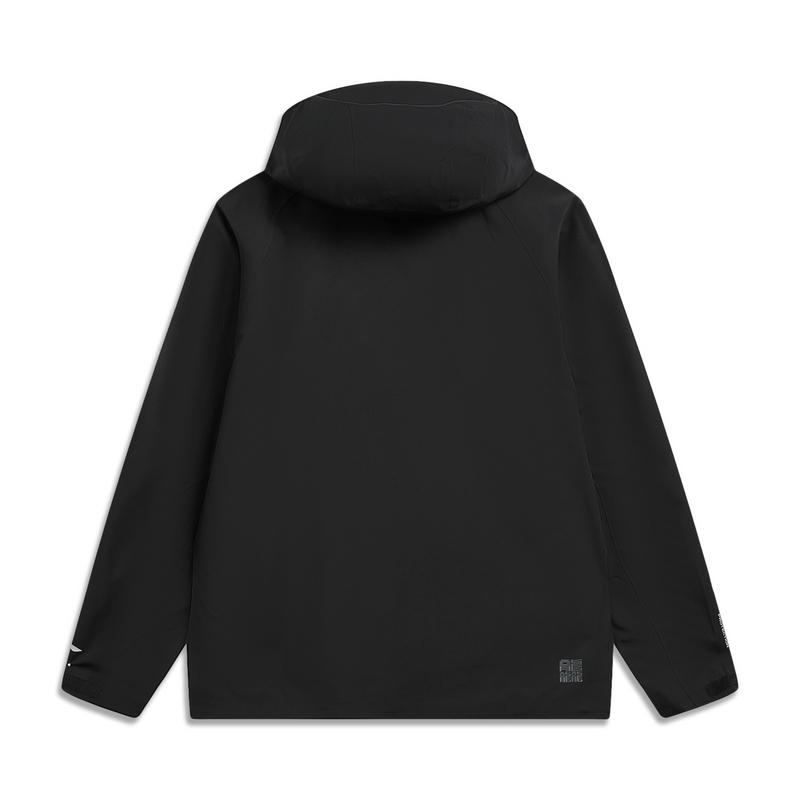 Li-Ning Outdoor CF Letter Zipper Hooded Versatile Casual Windproof Breathable Wear-Resistant Cold-Resistant Rainproof Jacket Unisex Jacket AEMW007-1