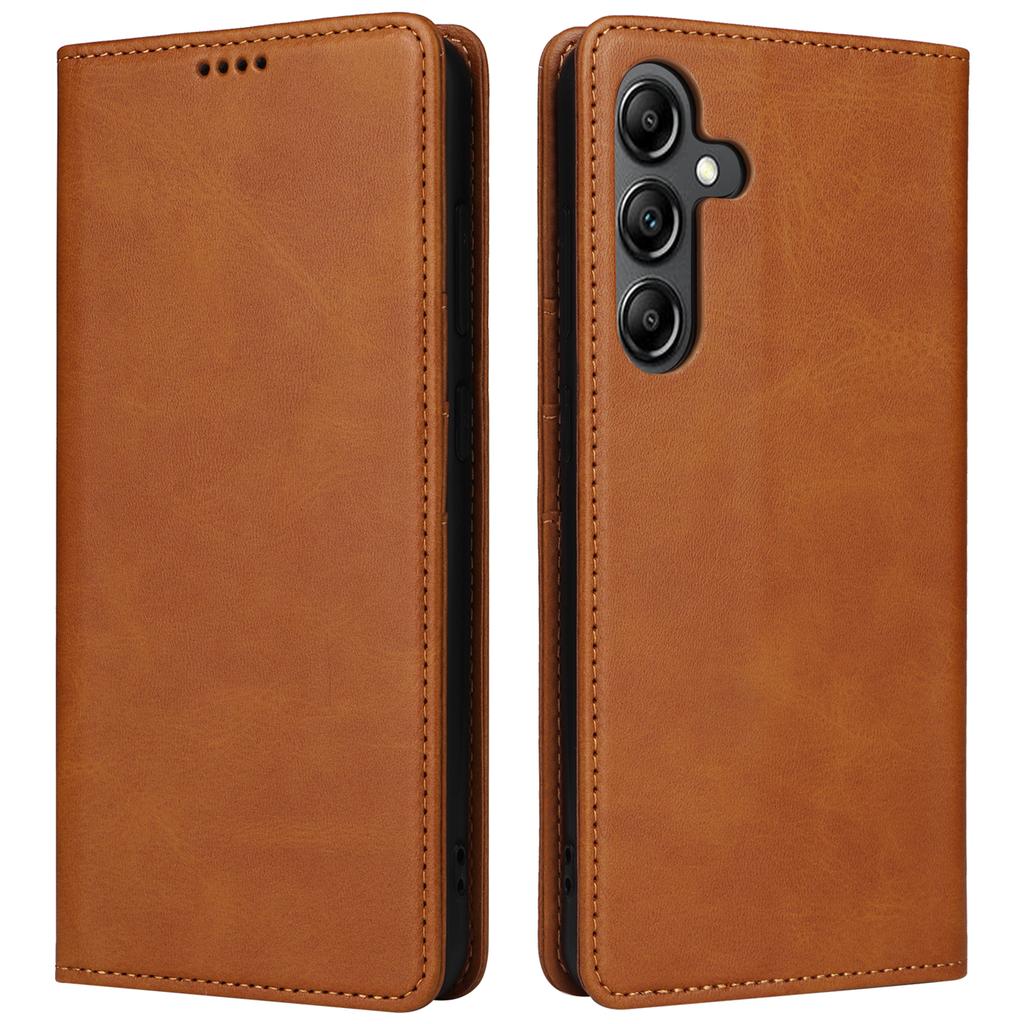 For Samsung Galaxy A15 4G/5G Case RFID Blocking PU Leather Stand Phone Cover