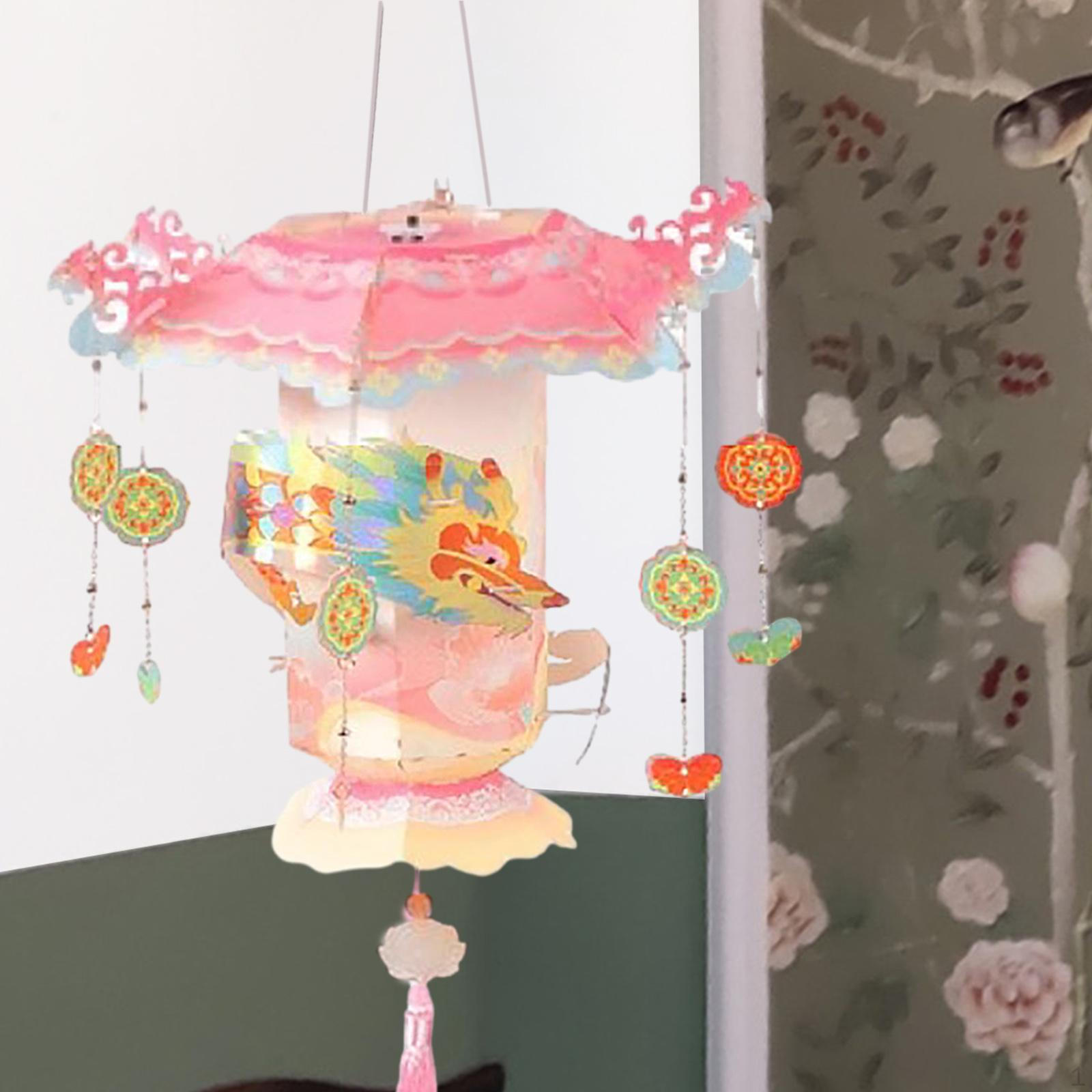 

Китайский новогодний фонарь, детский фестиваль творческой весны «Малый дворец» розовый