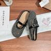 Yuanlitong Fairy Wind Flow Light Mesh Yarn Rhinestone Mesh Breathable Buckle with Bag Head Holiday Slippers Female Half Drag Summer Outer Wear