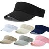 1pc Adjustable Baseball Cap - Lightweight Breathable Sun Hat with Wide Brim, Elastic Fit for Outdoor Beach Travel, Sports & Casual Wear