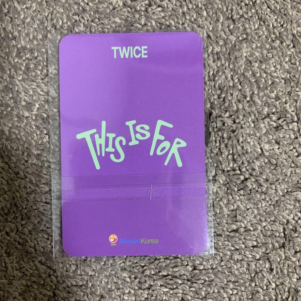 [USED] TWICE Momo Trading Card Store Bonus Music Korea