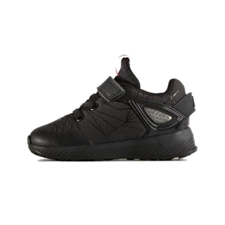 Adidas Rapida Run Slip Resistant Durable Lightweight Low Top Running Shoes Baby Sneakers Black S81130