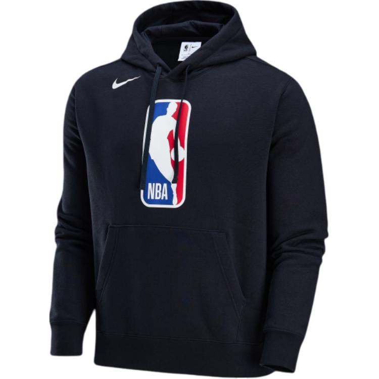 Nike X NBA Club Team 31 Logo Print Soft Fashion Pullover Hoodie Men hoodies Black DX9794010