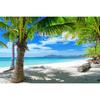 Summer Tropical Palm Trees Wall Mural 3d Sea Beach Wallpaper Home Decor