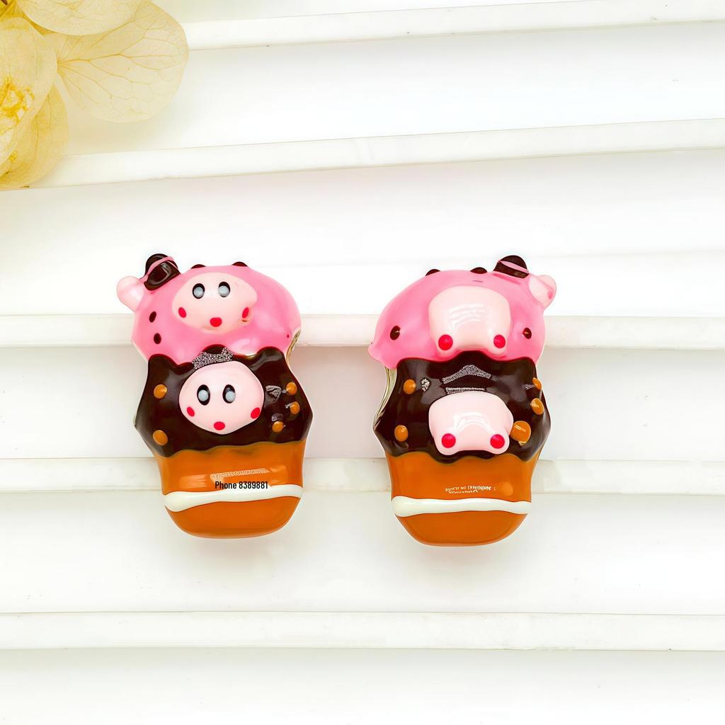 Hand-Painted 3D Cartoon Cake Ice Cream Beads for DIY Jewelry Making