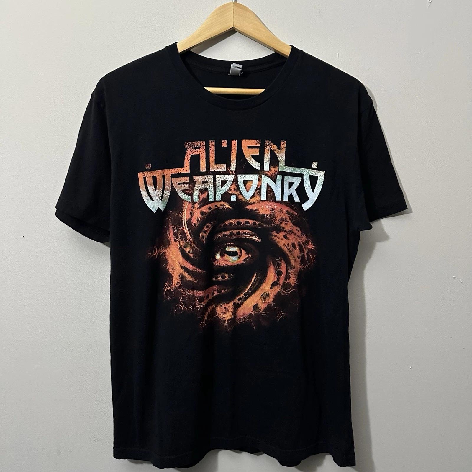 Alien Weaponry Tangaroa World Tour 2021 T Shirt Size Large Black Double Sided M