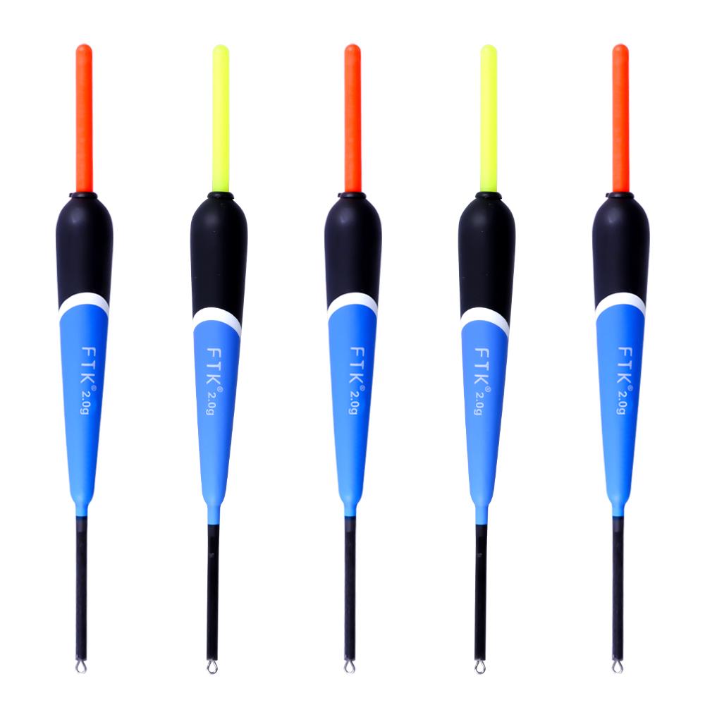 FTK 5 Stuks Visdobber 15,5cm-17cm 2g-5g Barguzinsky Spar Dobber Verticale Boei Voor Karper Vissen Accessoires Tackle