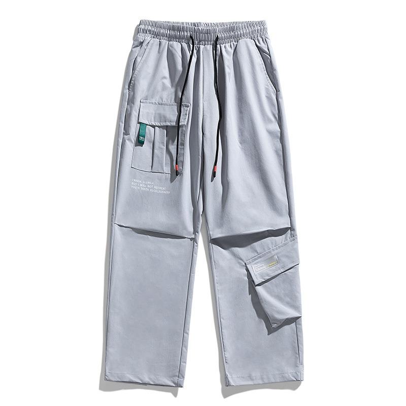 Men's Overalls Spring and Autumn New Men's Straight Trousers Casual Versatile Sweatpants Men's Trend Pants
