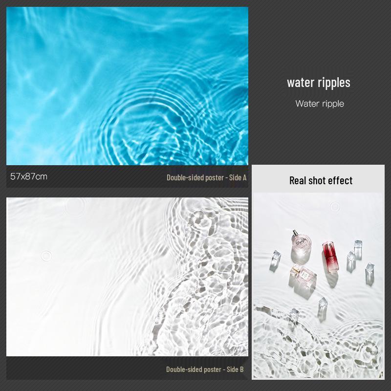 3D Double-Sided Tree Shadow Background Paper for Photography: Minimalist Prop for Cosmetics, Food, and Jewelry Still Life