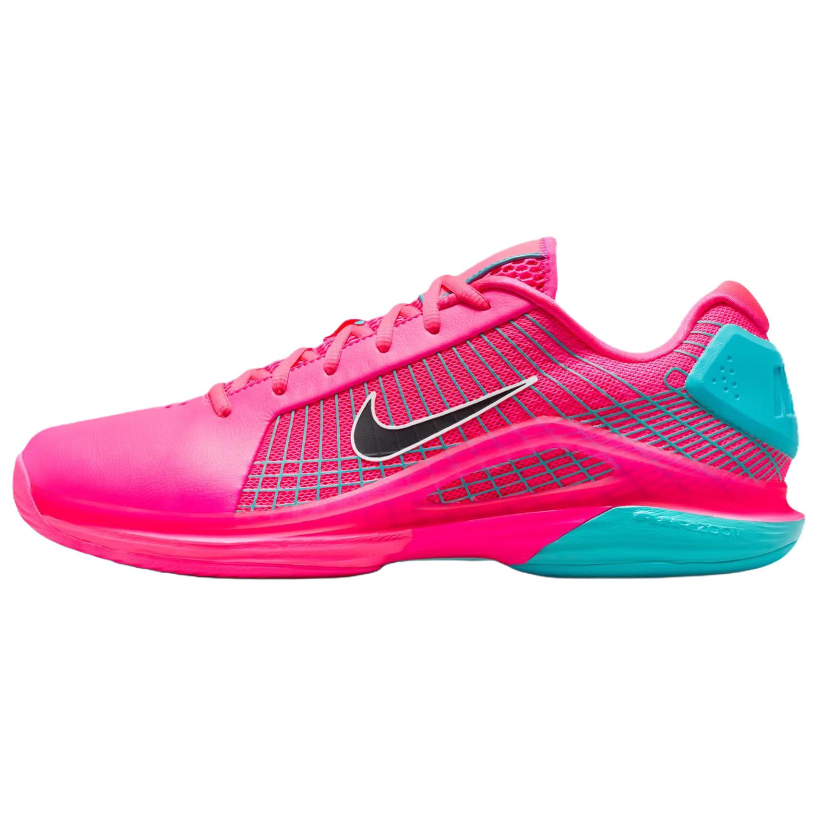 

Nike Vapor 12 Abrasion Resistant Breathable Rebound Low top Tennis Shoes Unisex Dark Bright Pink HV1488-600 43