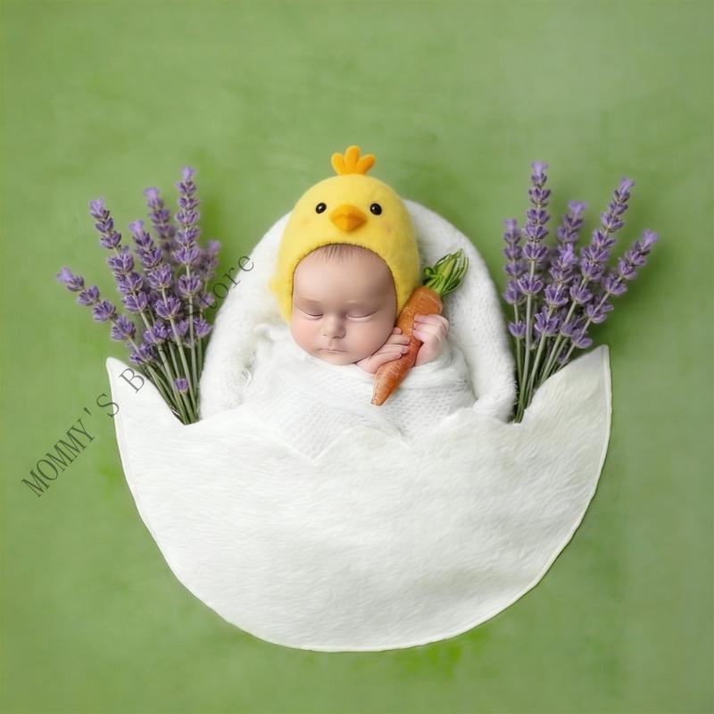 H3CD Professional Newborns Photoshoots Blanket Eggshell Design Portable Lightweight China Mainland