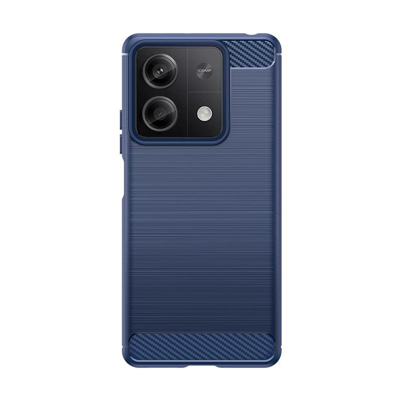 Pro Pro Poco X6 5G Pouzdro Kryt Xiaomi Pro Poco X6 Pro 5G Capas Nárazuvzdorný Zadní Kryt Telefonu Uhlíkové Vlákno Měkké TPU Fundas Pro Poco X6 5G