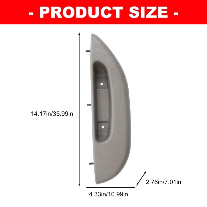 Car Interior Left/Right Door Handle Replacements 12376621 12376622 for Select Model Door Armrest Pull Handle
