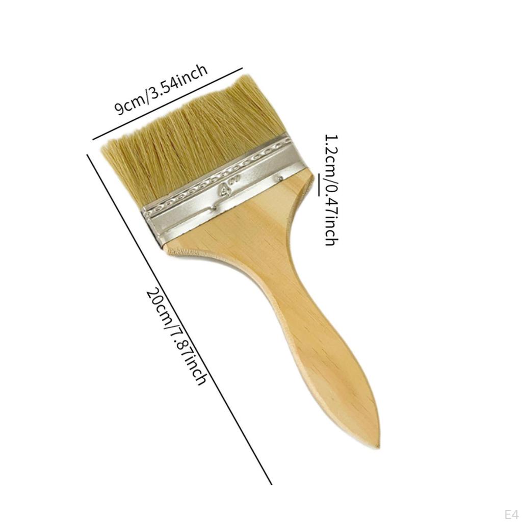 Household Paint Brush Flat Stain Painting Brushes for Stains Oil