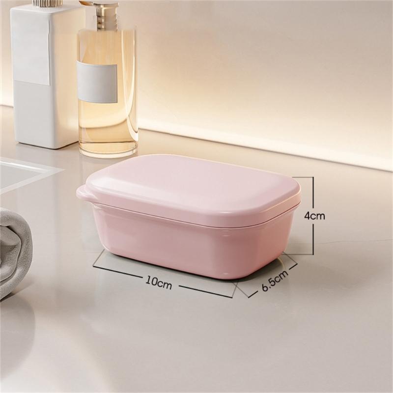 Leakproof Travel Soap Container Soap Holder with Lid Portable Design For Shower Storage And Outdoor Activity Use
