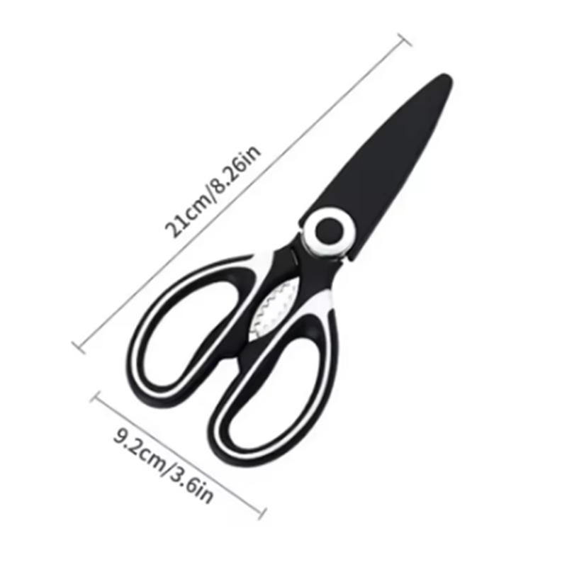 Multifunctional Kitchen Scissors Household Kill Fish Cut Vegetables Roast Broiler Bone Scissors Stainless Steel Scissors