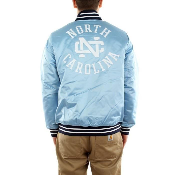 MEN'S JACKET MITCHELL &; NESS HEAVYWEIGHT JACKET UNIVERSITY OF NORTH CAROLINA