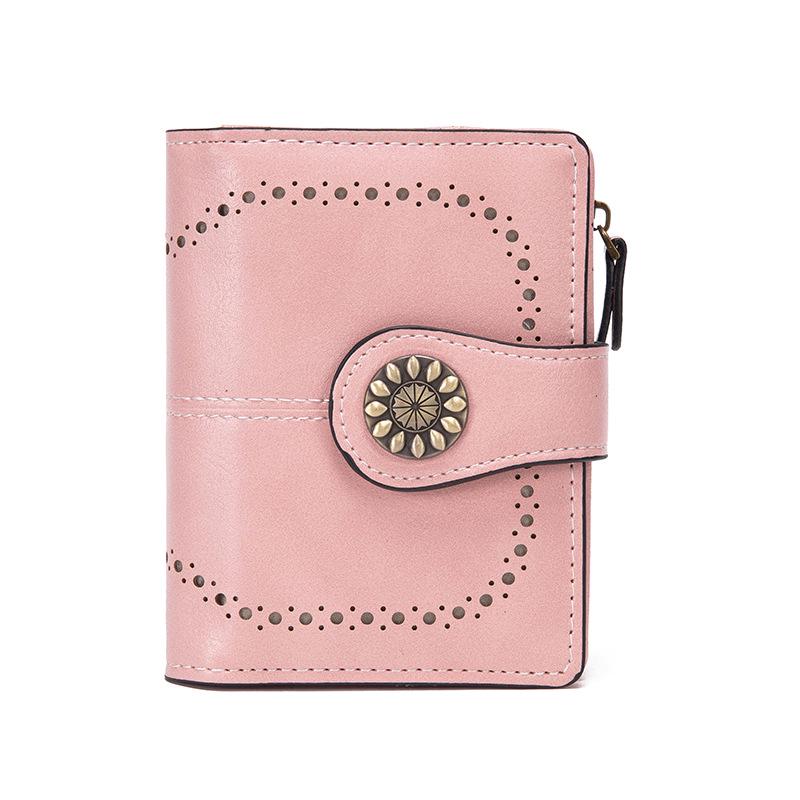 2022 Korean Style Women's Leather Mini Wallet and Coin Purse