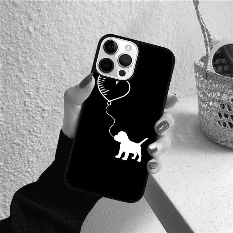 Cute Beagle Mum Dog Phone Case for iPhone 17 Air 16 PRO MAX 15 14 PLUS 12 11 13 Back Cover Fundas Shell Coque