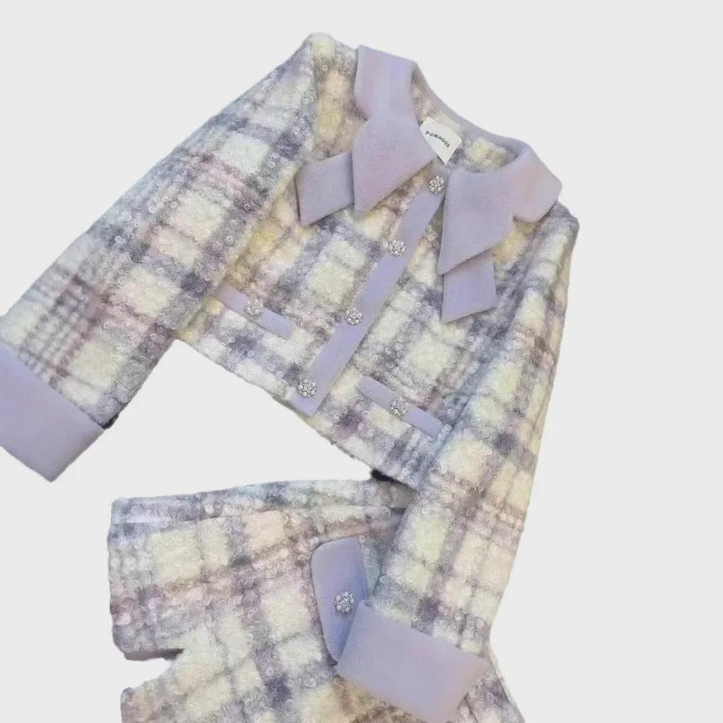 Elegant Autumn/Winter Long-Sleeve Coat & Short Skirt Suit – Niche Fashion