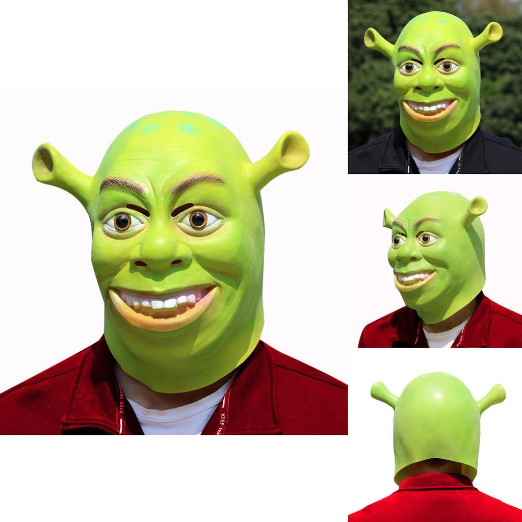 Shrek Costume Mask Mask Cosplay Costume Accessories Halloween Daily Necessities