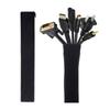 Computer Cable Wrapper Cable Management Sleeve Network Cable Organizer Cable Storage Cover