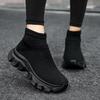 Socks and shoes women's autumn new high-top student casual couple sports short boots large size men's shoes