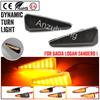 2 BUC Lumini Laterale LED Dinamice Semnalizator Indicator pentru Dacia Logan Sandero I Renault Stepway Thalia 2008-2011