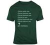 Christ With Me St Patrick T Shirt Mens Womens Tees Top