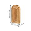 2PCS Boho Style Wooden Wall Planter Decorative Wall Flower Pot Hanging Flower Vase  Home Decor