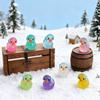 Canard Non Toxique Luminescent dans le Noir Avec Casque 10/20 Pièces Résine Lumineuse Décor Thème Musique Pour Jardin de Fées