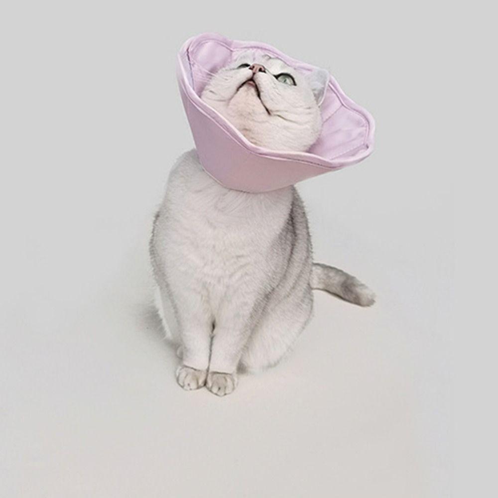 Protective Cat Anti-licking Circle Adjustable Pet Recovery Cone Pet Cone Collar  Recovery