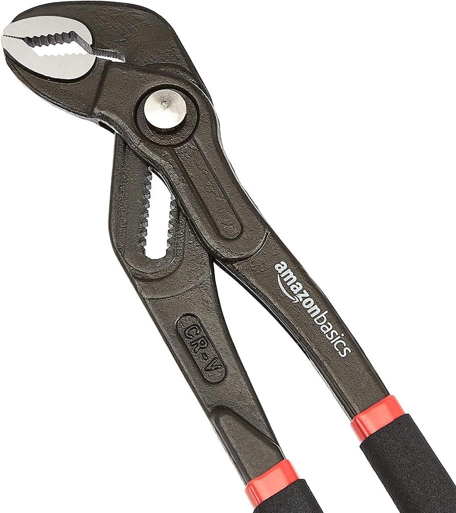 Amazon Basic Snabbkopplingstång med 1 Svart Spår, Ca. 30cm, Bit,