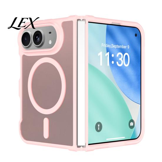 Smooth Touch Protective Shell Magnetic Matte Phone Case for iPhone 2026 New, Full Hinge Anti Oxidation Material Cover Protection, Not Yellowing