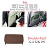 Für BMW F10 F10 F06 F07 F02 Auto-Rücksitzlehnen-Panel Leder-Rückenlehnen-Aufbewahrungstaschen-Abdeckung Zubehör für BMW 5 6 7 Serie 520 630 740