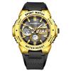 Men's Waterproof Luminous Running Alarm Clock Watch