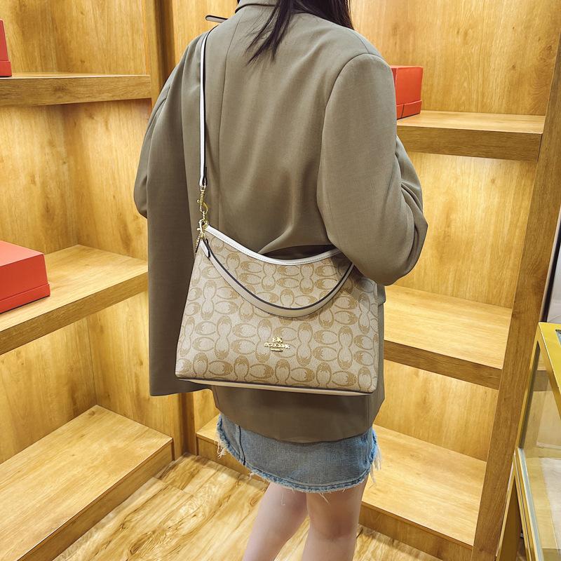New Bag - Shoulder Messenger Bag with Retro Print Casual Feminine Bag Donut Bag Tide Elegant Style Chic Look