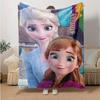 Custom 1pc Frozen Sisters Adventure Blanket, Soft And Comfortable Blanket, Casual Warm, Camping Travel Blanket, Birthday Gift Q91061