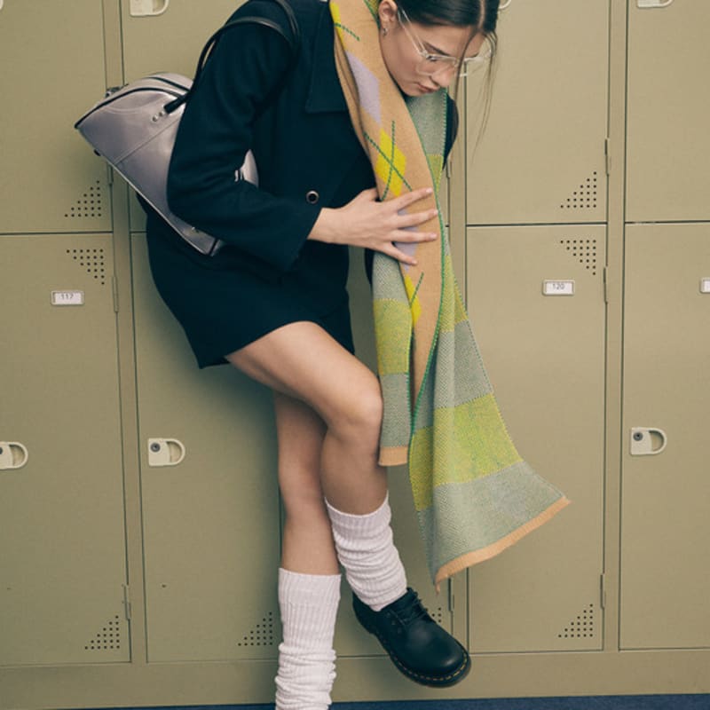 Hackesch Uma Schal_Mix Beige