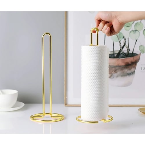 Gentillesse Küchenpapierhalter, Rollenständer, Gold, Toilettenpapierhalter, Freistehende Aufbewahrung