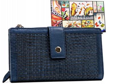 Large Women's Wallet Made of Natural Leather - Rovicky