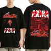 Summer Hot Sale Japanese Science Fiction Cartoon Movie Anime Akira Graphic T Shirts Unisex Hip Hop Streetwear Oversized T-Shirt