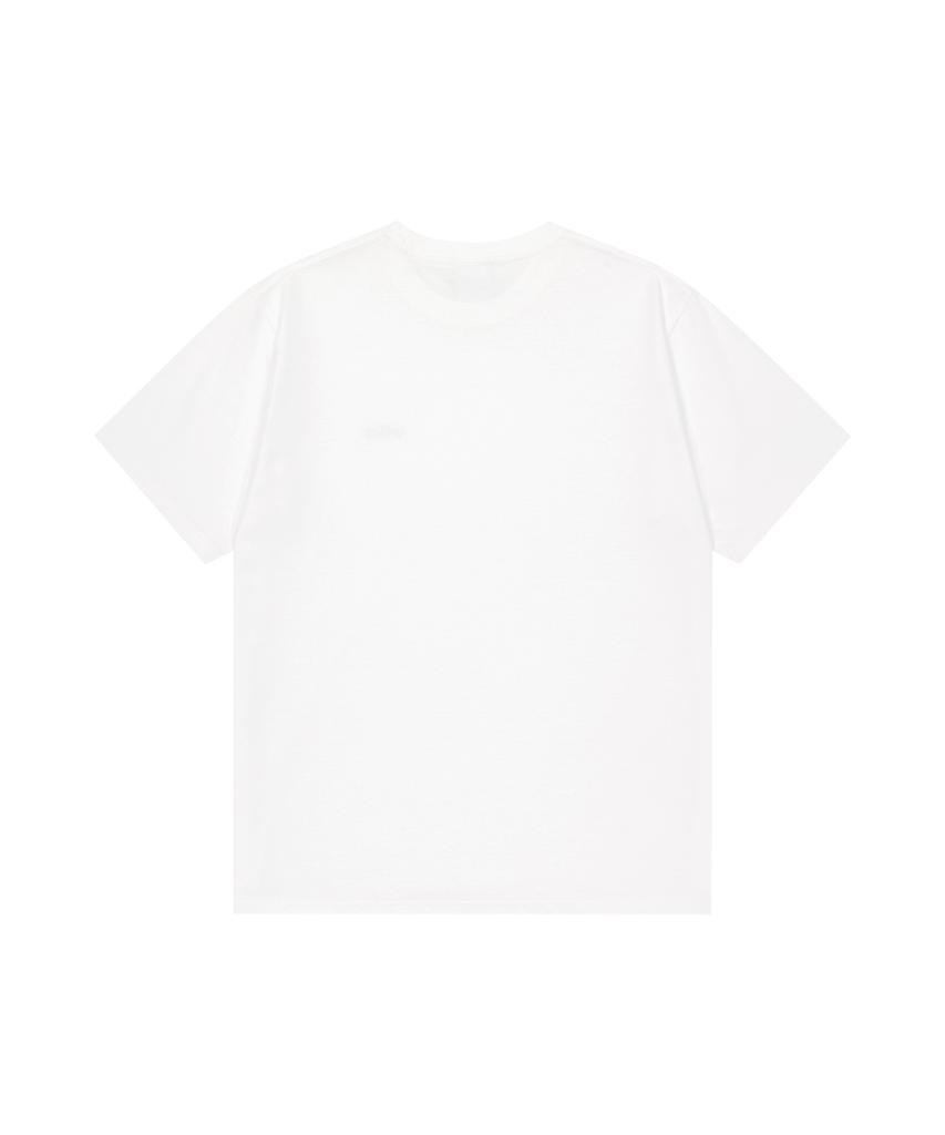 MAHAGRID Slash Logo Ss Tee White(Mg2Gmmt548A)